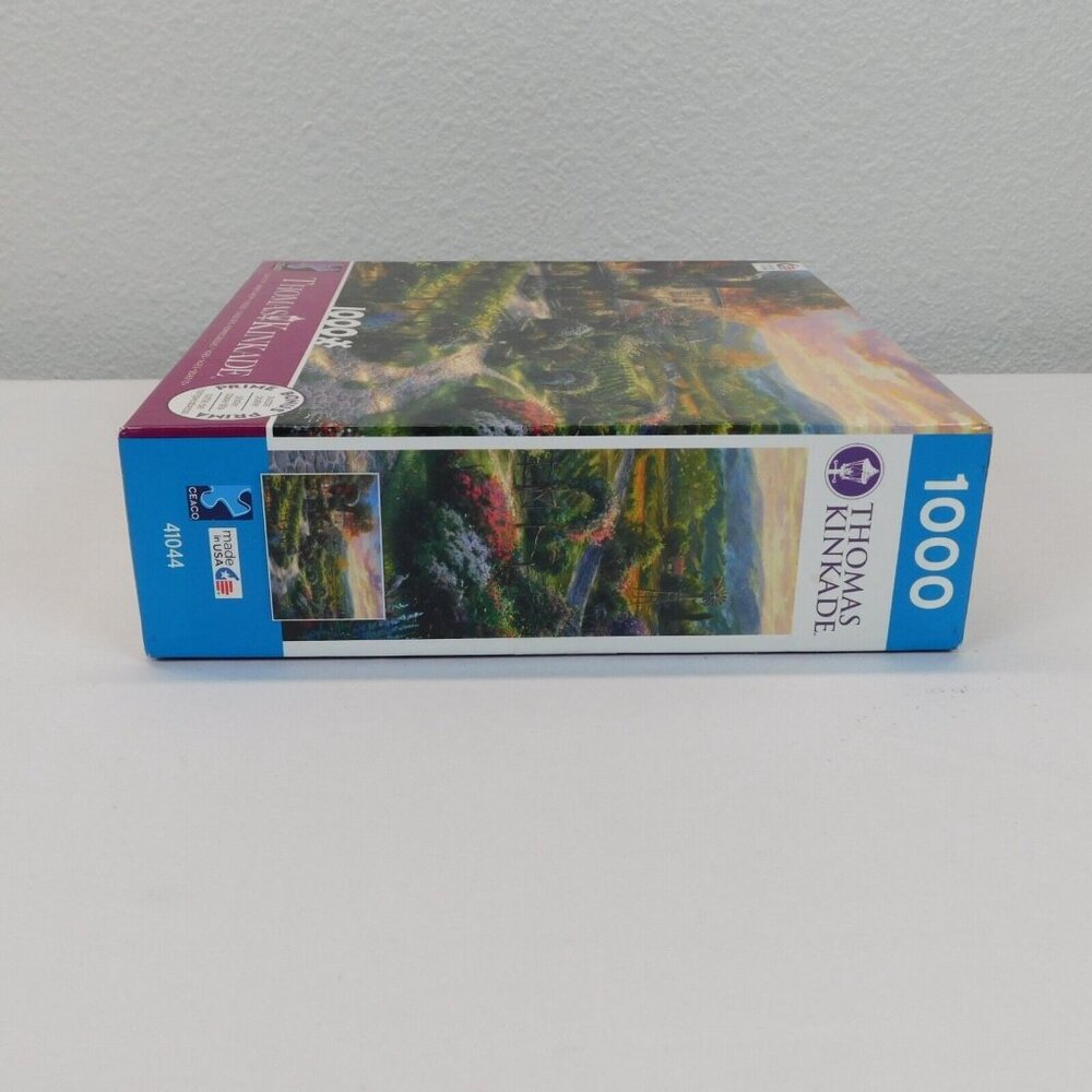 Thomas Kinkade Wine Country Living 2018 Jigsaw Puzzle 1000 pc CEACO 26 x 19 NEW - Picture 3 of 6